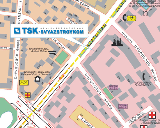 TSK-Svyazstroycom Map
